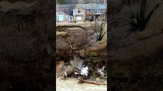 GONE MUST SEE! St. Joseph Lighthouse and Shoreline Gale Force Drone Footage Winds #storm