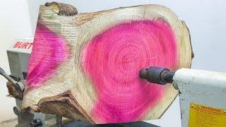 Unique Wood Turning - Uncovering the Best Part of Wood!! Millions Don't Know This, See What We Did