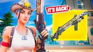 THE BEST Shotgun is BACK in Fortnite (Controller Gameplay)