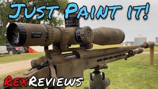 PAINT IT!   .243 Outlier Chassis with Helix-6 Carbon Fiber Barrel ~ Rex Reviews