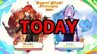 MAVUIKA'S OFFICIAL ANNOUNCEMENT IS LESS THAN 6 HOURS AWAY! Everything to Expect  - Genshin Impact