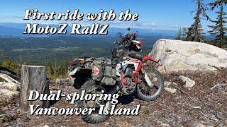 First time using MotoZ RallZ - DUALSPLORING Van Isle. S2 Ep9 - Honda CRF250l