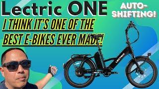 LECTRIC ONE - Why I Think It's THE BEST 750 Watt E-Bike Ever Made Under $2200. Auto-Shifting!