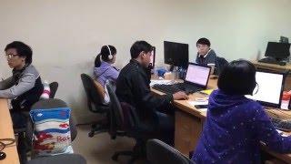 Software developers are working in a Software company in Vietnam