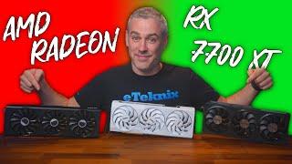 AMD RX 7700 XT Review Ft XFX, Sapphire & Gigabyte [Benchmarks | Power | Thermals]