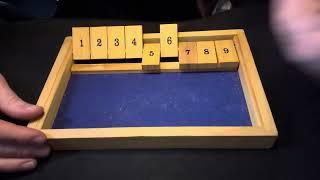shut the box asmr  | asmr soft, inaudible whispers, mouth sounds, tapping & wood sounds 