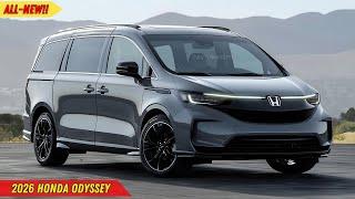 First Look: 2026 Honda Odyssey – More Stylish & Smarter Than Ever!