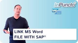 Link MS Word file with SAP: DIR, master data & versioning - inPuncto biz²OfficeSynchronizer