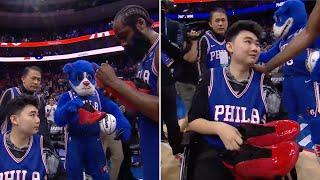 James Harden Gifts Sneakers to MSU Shooting Victim John Hao 