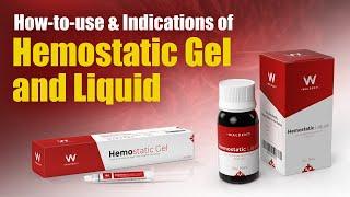 How-to-use & Indications of Hemostatic Gel and Liquid | Waldent