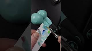 Here's How I Mix a Basic Turquoise With Acrylics #shorts