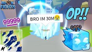 THIS INSANE 30M ICE ONE SHOT COMBO IS OP!! | Blox Fruit |