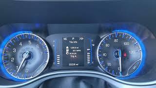 Real World MPG 2020 Chrysler Pacifica Highway Gas Mileage 1250 Miles At 75 MPH