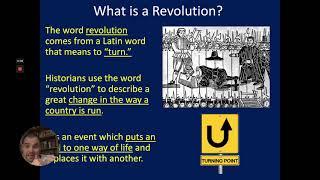 Lesson 1- What is Revolution?