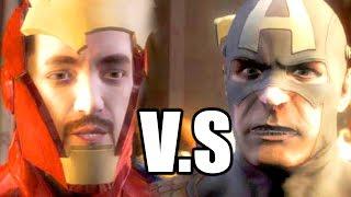 Civil War Captain America VS Iron Man Boss Battle [FULL] | Marvel: Ultimate Alliance 2