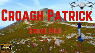 Croagh Patrick Drone 2024 - Croagh Patrick Mountain (The Reek) Climb - Ireland - 4K