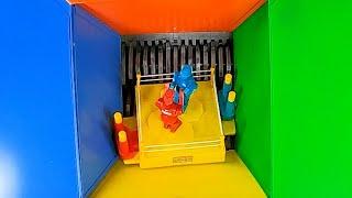 Shredder Vs 90's Rock 'Em Sock 'Em Robots- Best Shredding Experiment