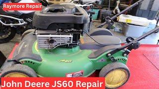 John Deere JS60 Push Mower Won't Run. Lets Fix It!