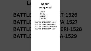 Babur #tnpsc #history #study