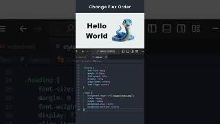 Css flex order tricks #css #webdesign #coding #tipsandtricks #tricks #webdevelopment #shorts