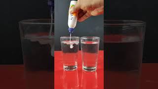 fevicol vs cool+normal water experiment Easy experiment #shorts