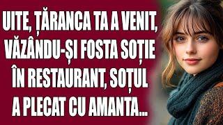 Uite, țăranca ta a venit, văzându-și fosta soție în restaurant, soțul a plecat cu amanta...