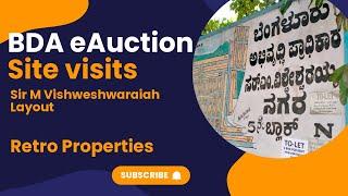 BDA eAuction August 2024 | Vishweshwaraiah Layout Site Visit