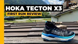 Hoka Tecton X 3 First Run Review: Hoka brings PEBA to the trails