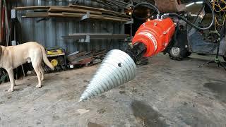 Buying an excavator auger attachment