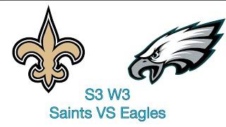 New Orleans Saints VS Philadelphia Eagles | FFL Season 3 Week 3 Game Highlights