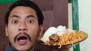  Live Mukbang Nasi Ikan Bandeng Goreng + Mie