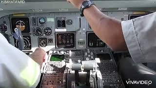 FOKKER F100 Approach and landing on runway 29L of tehran mehrabad airport.(OIII/THR)(2011)