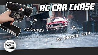 Making a Car Chase with Cardboard Cookies and DIY RC Models