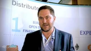 Forklog Interviews Gordon Einstein - at BlockchainUA Conference Kyiv, Ukraine - September 22, 2017