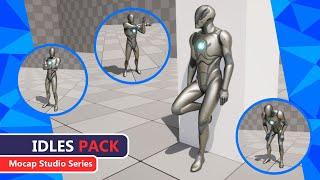 MOCAP STUDIO SERIES Idles Pack - Motion Capture Animation for Games