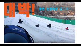 에버랜드 눈썰매장 무료 눈썰매장 용인 눈썰매장 스노우버스터2020