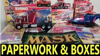 RETRO-WED: KENNER MASK PAPERWORK, BOXES, BROCHURES, POSTERS, INSTRUCTIONS AND COMICS