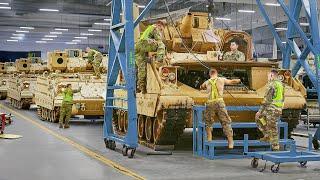 How US Army Rebuilds Massive Armored Vehicle Inside Massive Factory