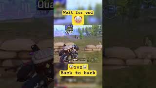 🫡 1v2 back to back #bgmi #funny #memes #viralvideo #viral #tiktok #shortfeed #trending #bmpslive