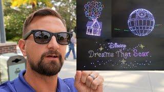 ALL NEW Drone Show At Disney Springs! Dreams That Soar 400ft Characters In The Sky & Crowd Levels!