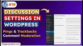 WordPress Discussion Settings Tutorial | WordPress Course