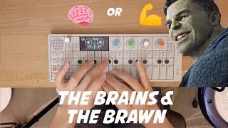 "THE BRAINS & THE BRAWN" — Remixing Professor Hulk