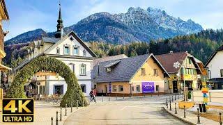 KRANJSKA GORA, Slovenia and TARVISIO, Italy, in 4K – ski centers, mountains, towns, shopping, people