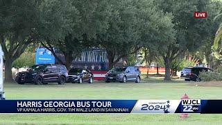 Kamala Harris-Tim Walz in Liberty County on campaign trail