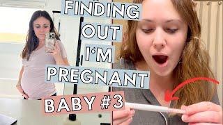 I'M PREGNANT with Baby #3! Finding out, gender reveal & more updates