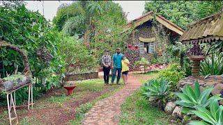 Julianne com suas mãos deu vida a este lindo lugar reaproveitando aquilo que ia para o lixo…