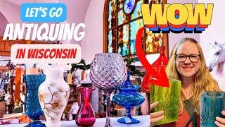 Vintage Shop Hop ! Amazing finds Antiquing in Wisconsin Thrift with me Finding treasures to resell