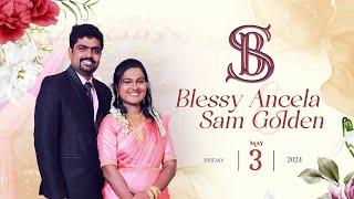  |Wedding  | Blessy Ancela & Sam Golden | Live Streaming