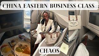 NEW China Eastern Airlines Business Class Review What went WRONG | London, Shanghai, Tokyo VLOG