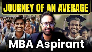 The Journey Of An Average MBA Aspirant | CAT Exam Motivation #catexam #exammotivation